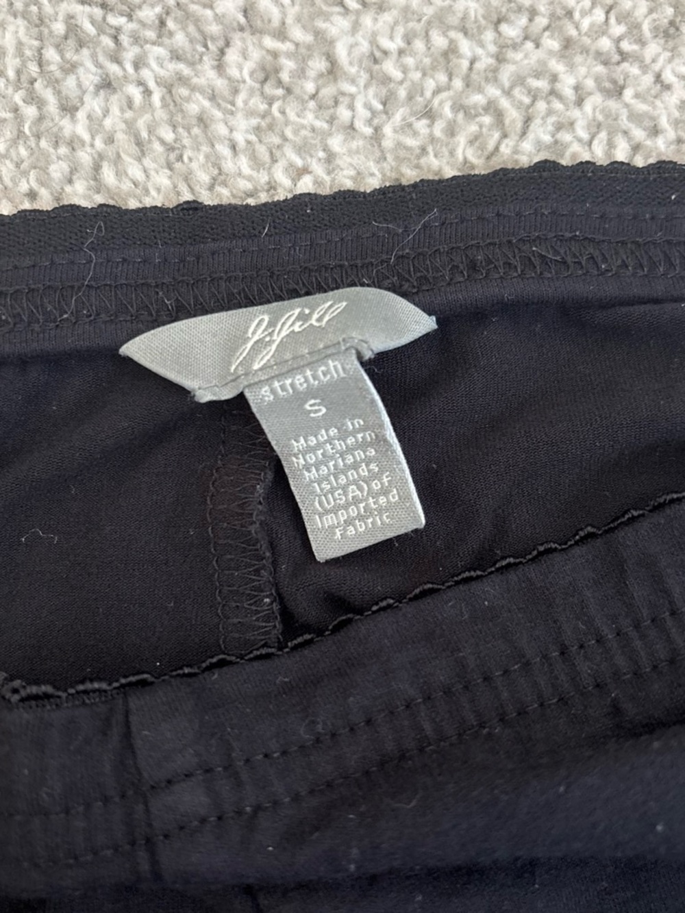 J. Jill Black Stretch Waistband Bottoms